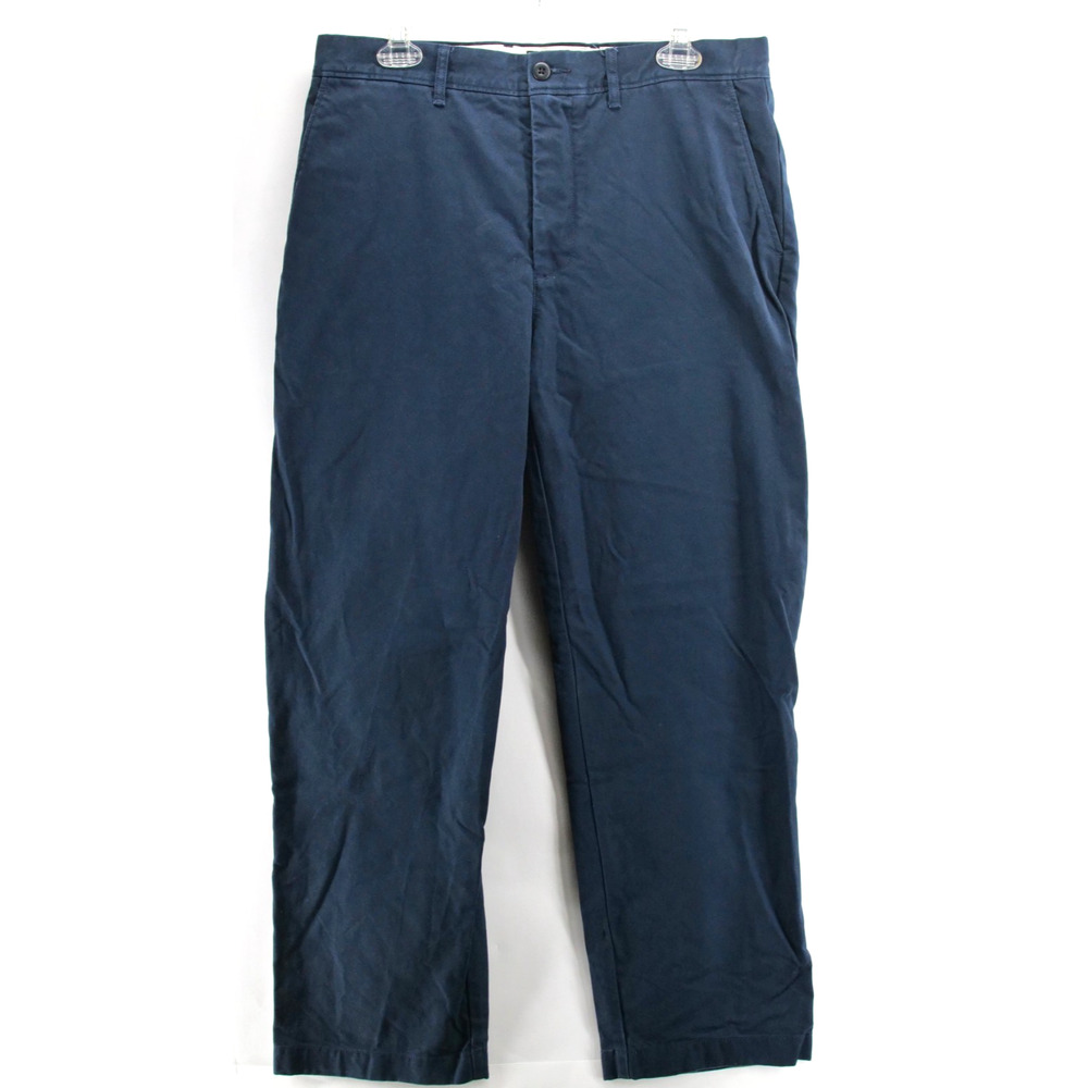 J Crew Oarsman Pants Mens 33x30 Blue Classic Chino Work Casual